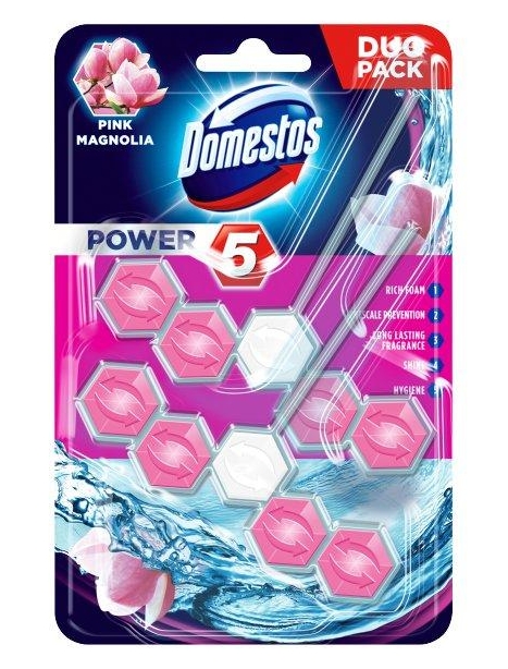 Domestos Power5 WC-rd 2x55g Pink Magnlia
